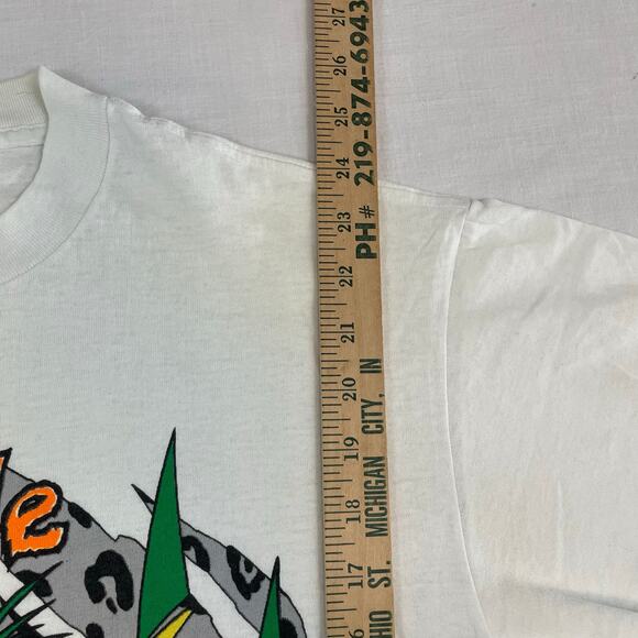VTG 90s Jungle Action Pipeline Single Stitch T-Shirt, Size L, Made in USA - Picture 4 of 8